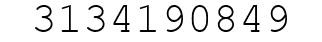 Number 3134190849.