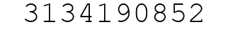 Number 3134190852.