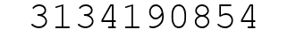 Number 3134190854.