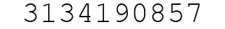 Number 3134190857.