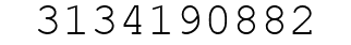 Number 3134190882.