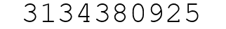 Number 3134380925.