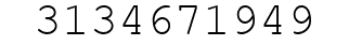 Number 3134671949.