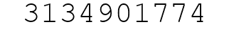 Number 3134901774.