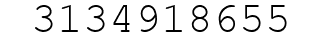 Number 3134918655.