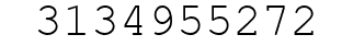 Number 3134955272.