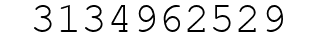 Number 3134962529.