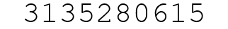 Number 3135280615.