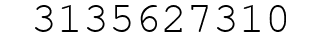 Number 3135627310.
