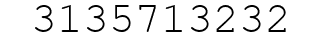 Number 3135713232.