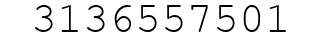 Number 3136557501.