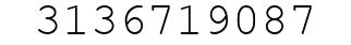 Number 3136719087.