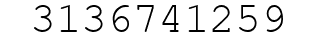 Number 3136741259.