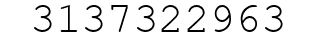 Number 3137322963.