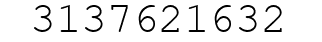 Number 3137621632.