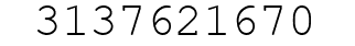 Number 3137621670.