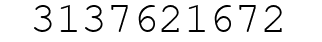 Number 3137621672.