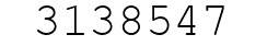 Number 3138547.