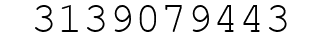 Number 3139079443.
