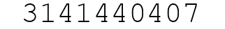 Number 3141440407.