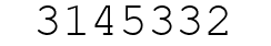 Number 3145332.