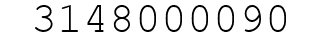 Number 3148000090.