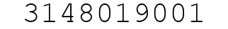 Number 3148019001.