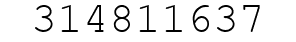 Number 314811637.