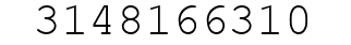 Number 3148166310.