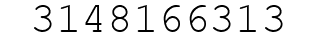 Number 3148166313.