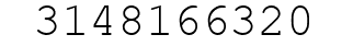 Number 3148166320.