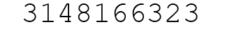 Number 3148166323.