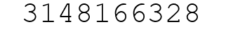 Number 3148166328.
