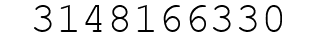 Number 3148166330.