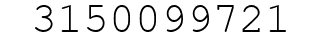 Number 3150099721.