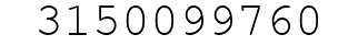 Number 3150099760.