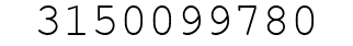 Number 3150099780.