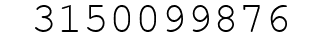 Number 3150099876.
