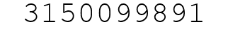Number 3150099891.