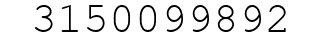 Number 3150099892.