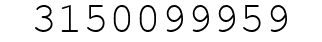 Number 3150099959.