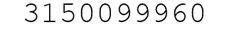Number 3150099960.