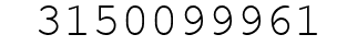 Number 3150099961.