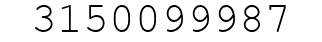 Number 3150099987.