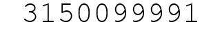 Number 3150099991.