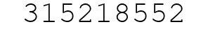 Number 315218552.