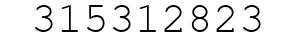 Number 315312823.