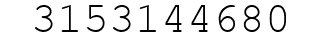 Number 3153144680.