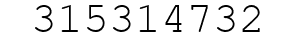 Number 315314732.