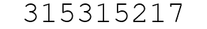 Number 315315217.